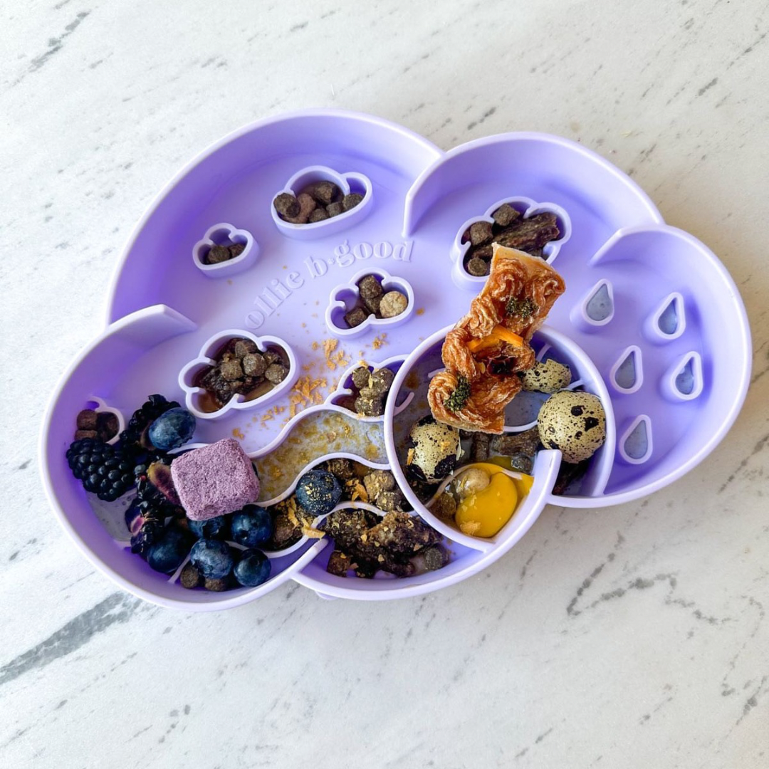 ollie b. good - Wholesale Pet Bowl - Cat/Dog - cloud slow feeder bowl | viola2