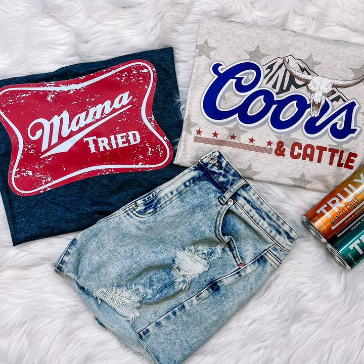 ZZ Threadz - Wholesale Screen Printed T-Shirt - Women's - Western Vibes0