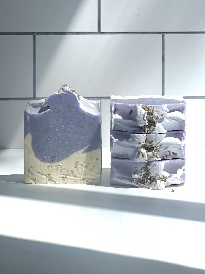 Lavender Oats Soap Bar for wholesale by Lotus La Vie