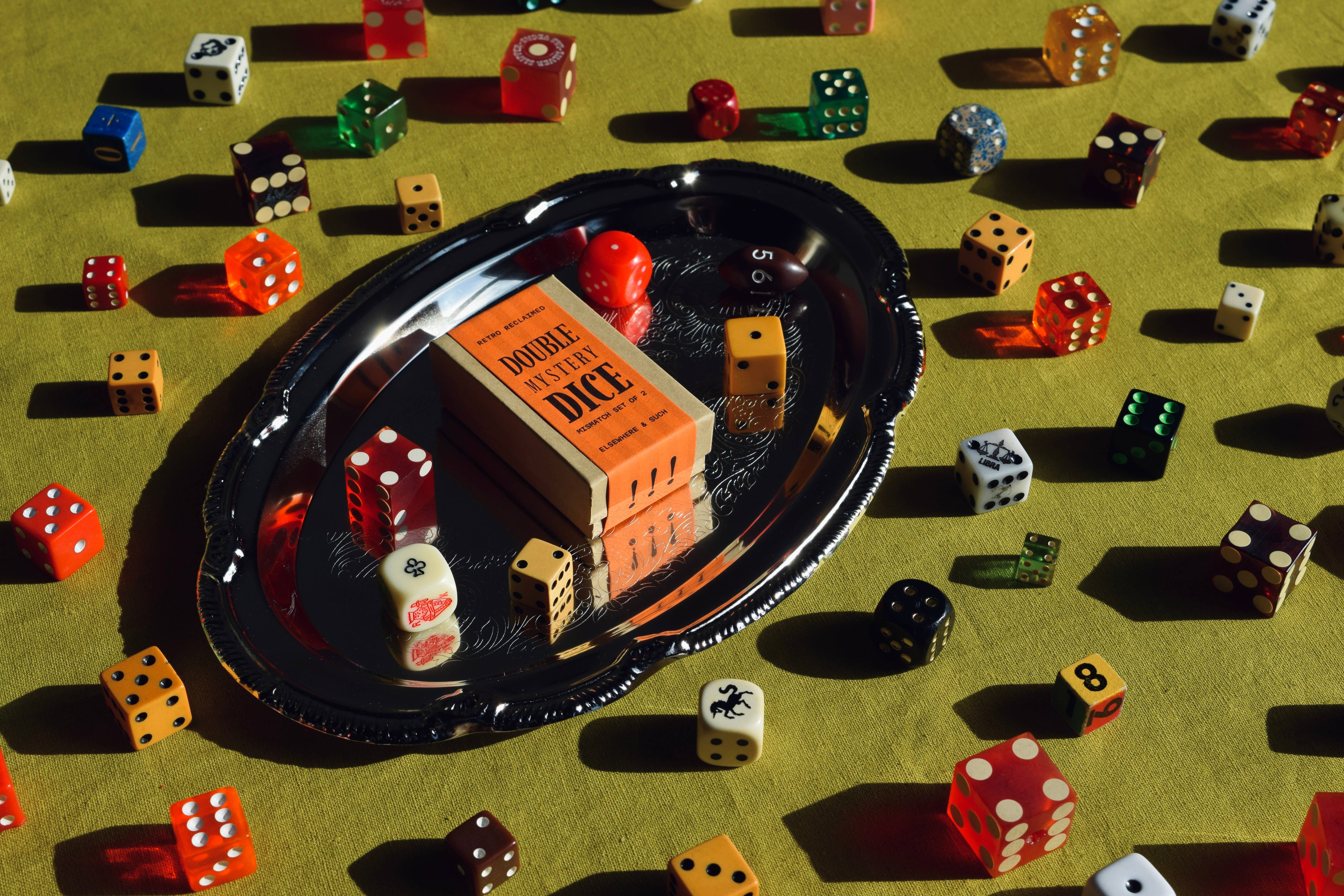 Elsewhere & Such - Wholesale Dice - Double Retro Mystery Dice2