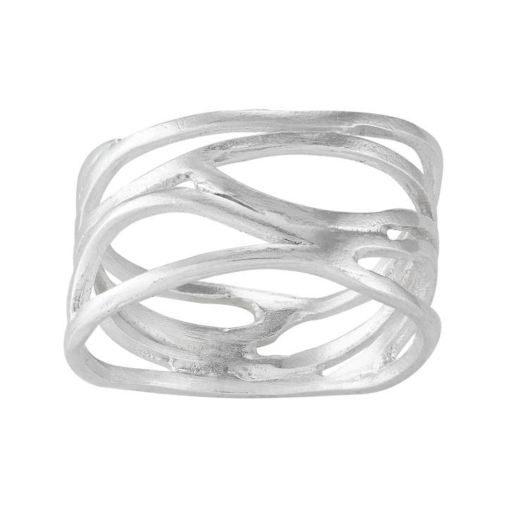 Silpada 'Labyrinth' Sterling Silver Ring for wholesale by Silpada