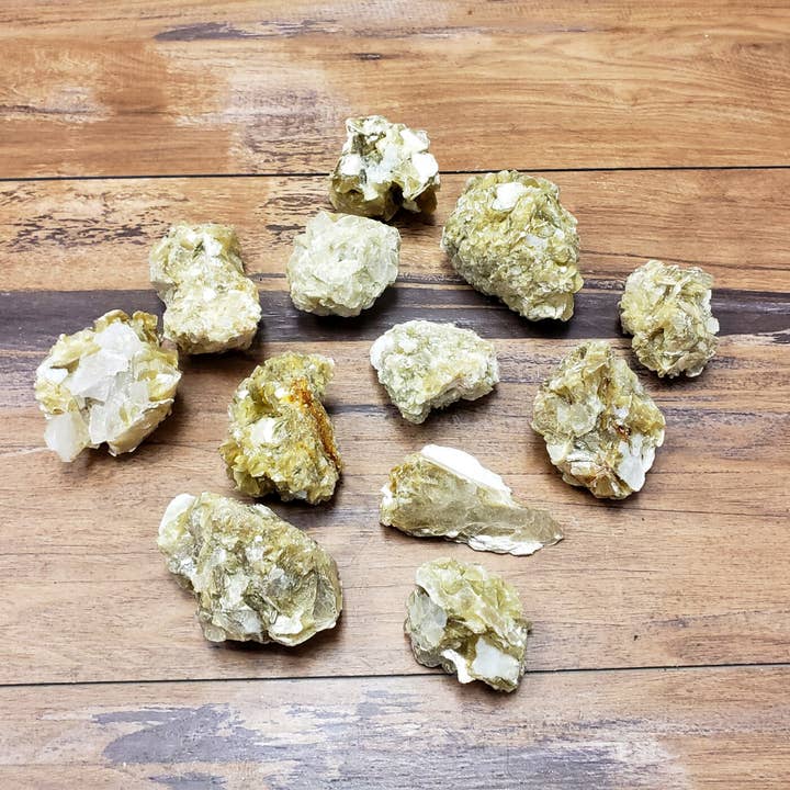 Wholesale Golden Mica Flowers 2-4" Clusters for wholesale by Crystal Joys Wholesale