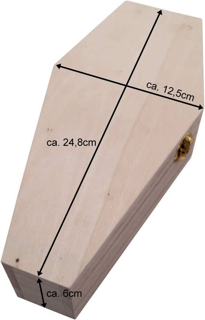 petbye - Wholesale Pet Urn/Keepsake Box - Wooden Animal Coffin 25 cm (Size S)2