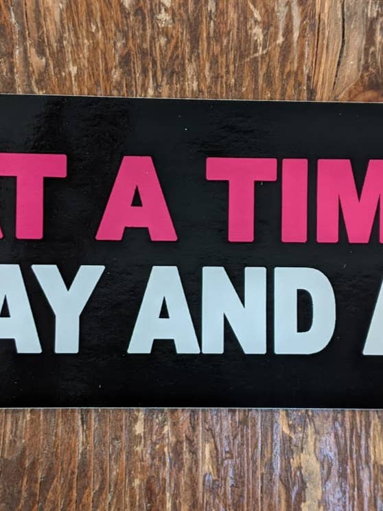 What A Time To Be Gay And Alive Sticker By Archie Bongiovann for wholesale by Silver Sprocket