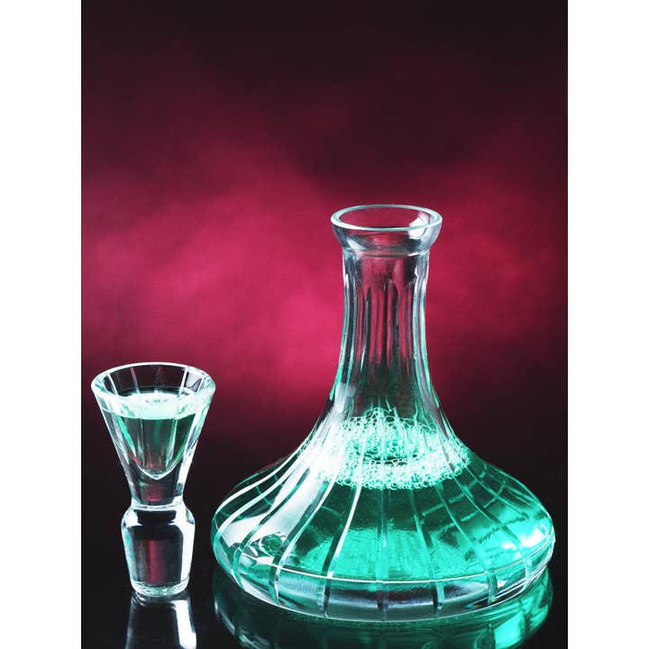 Barski - Wholesale Decanter - Joy Mouthwash Decanter with Cup stopper, 5 oz.