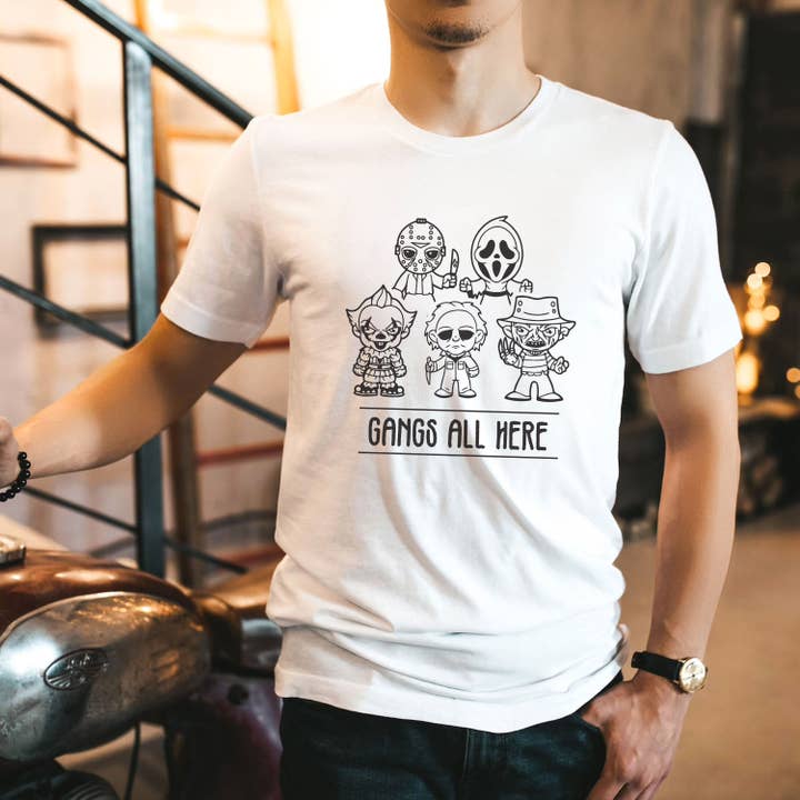 Stiles Tee Co. – Großhandel T-Shirt mit Siebdruck – Damen – Halloween-Shirt mit Horror