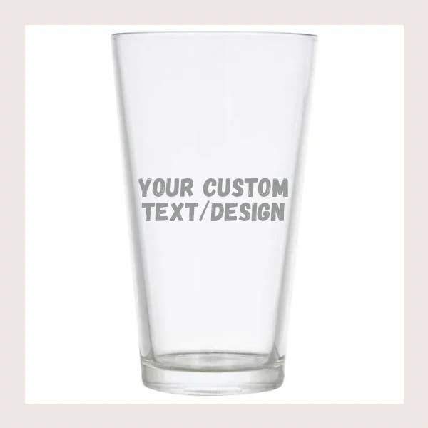 Acential Drinkware – wholesale Beer glass/mug – Custom Beer Pint Glass, Custom saying pint glass