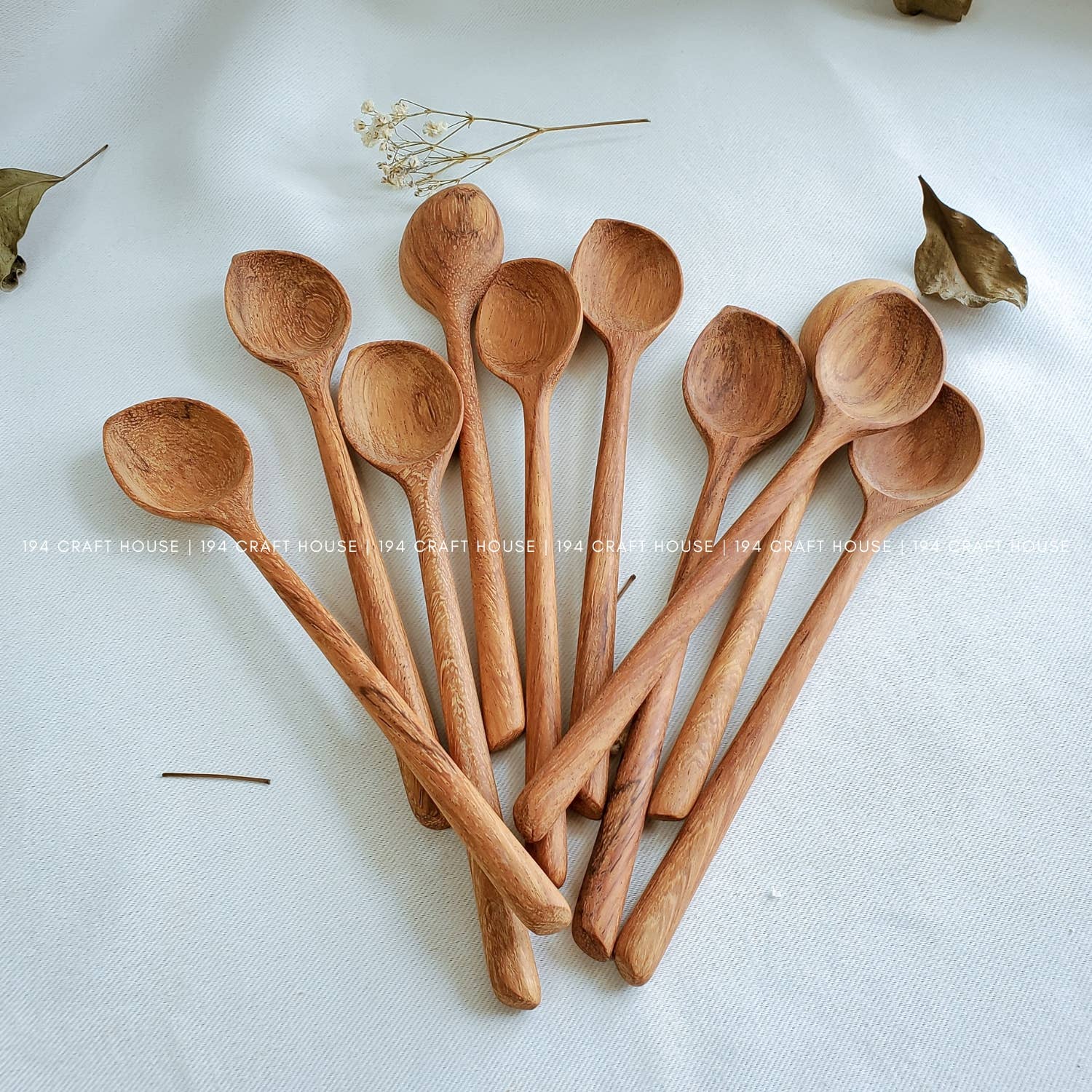 194 Craft House - Wholesale Serving Utensil - Wooden Stirring Spoons For Tea/Coffee - Serving Spoons1
