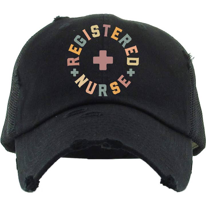 Women's Registered Nurse & Nurse Practitioner Baseball Hat for wholesale by May & Gray