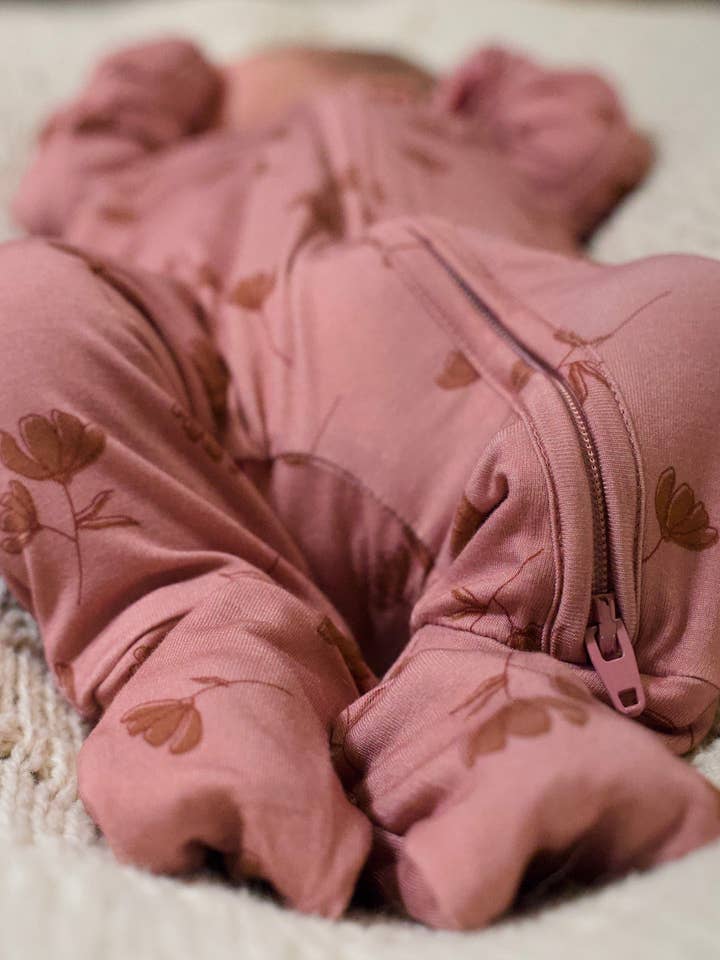 Mavie Zipper Onsie for wholesale by Nomad Baby