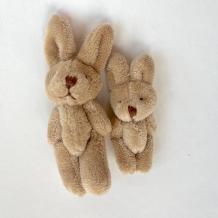 The Gifted Rat - Wholesale Stuffed/plush toy – Kids & baby - Small Stuffed Animal Plush Bunny Rabbit (two brown) 1