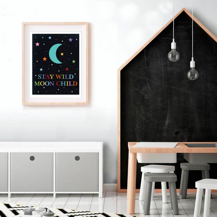 Creative Monsoon - Wholesale Art Print - Kids & Baby - Stay Wild Moon Child Print2