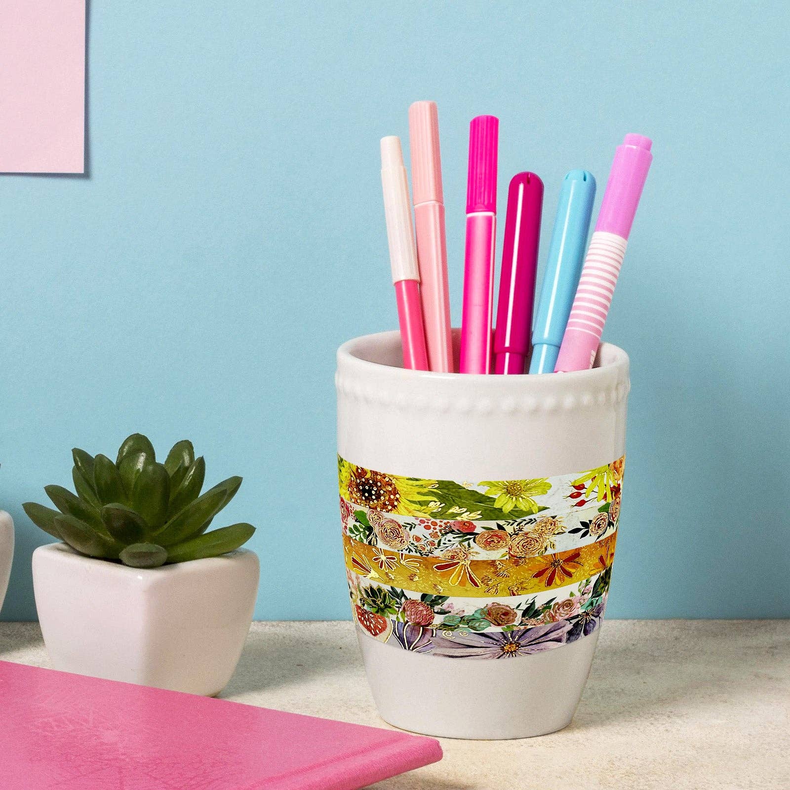 Wrapables.com - Wholesale Washi Tape - Wrapables Nature Metallic Foil Washi Tape Set5