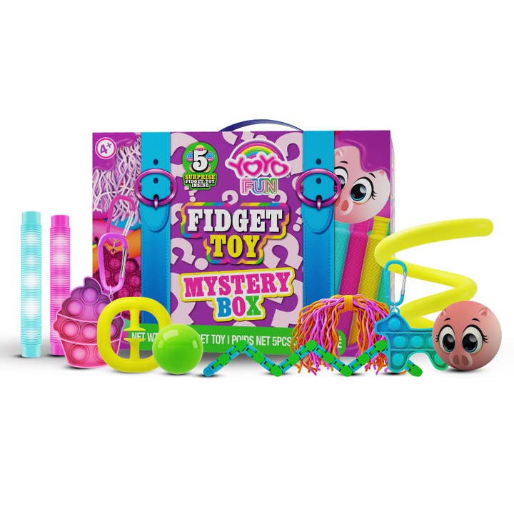 YOYO World - Wholesale Fidget Toy - Kids - YOYO WORLD Fidget Toy Mystery Box | 5 Stress Relievers Toys