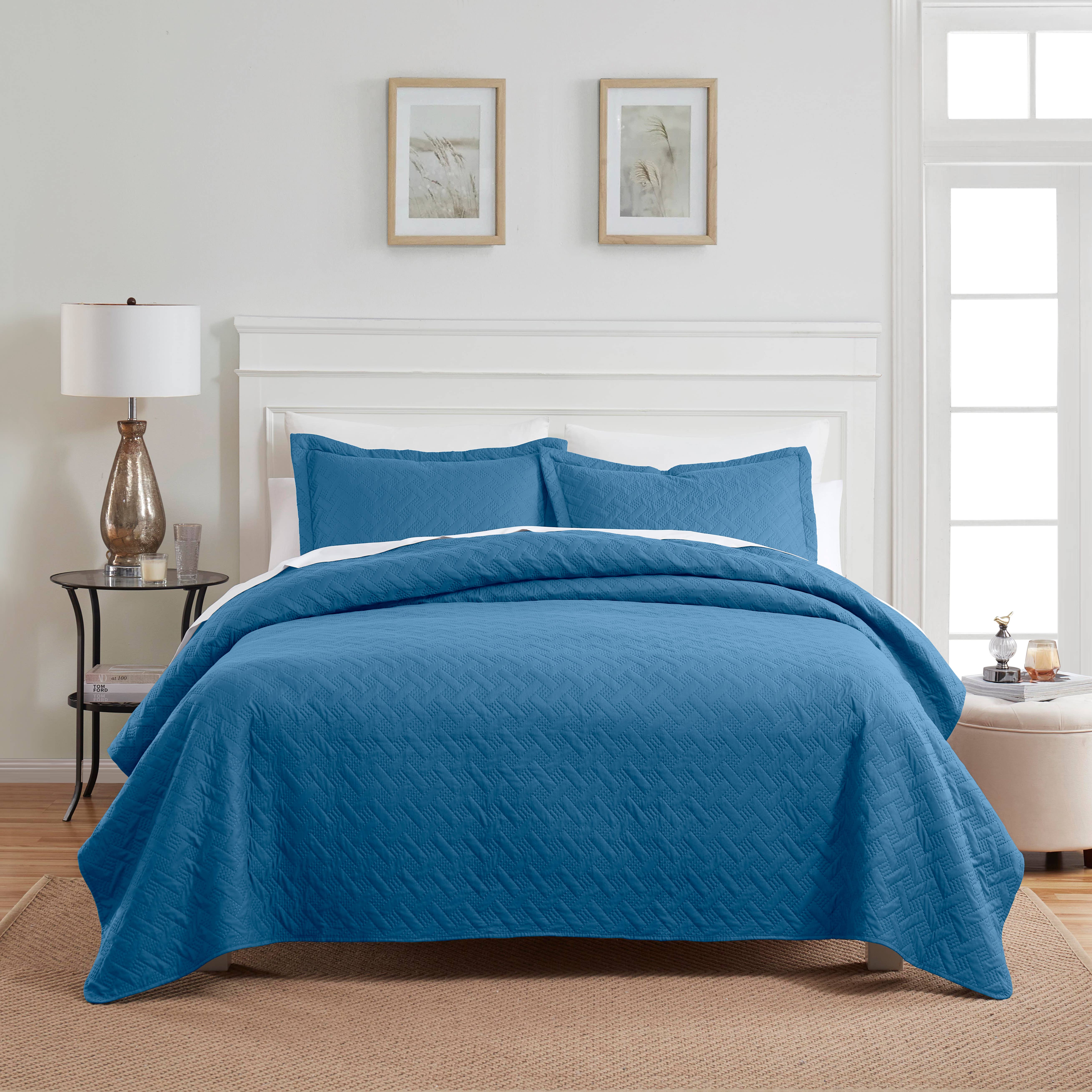 Bed Bath Fashions - Wholesale Bedding Set - Dan River 3 Piece Basket Pinsonic Quilt Set16