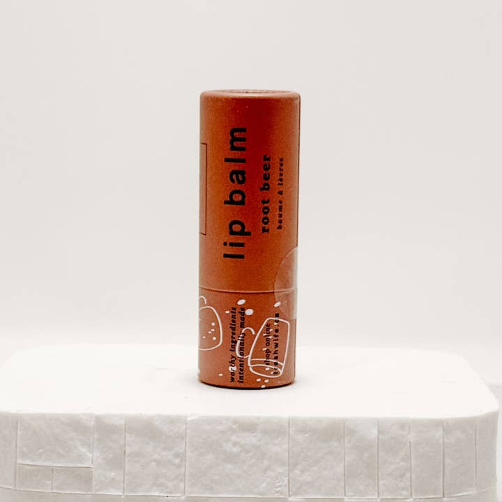 The Fresh Wife Soap Company - Vendita all'ingrosso Burro di cacao - Root Beer Balsamo Labbra2