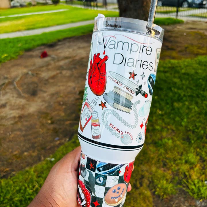 Copo térmico de 40oz de Vampire Diaries por atacado de Apparel Crush
