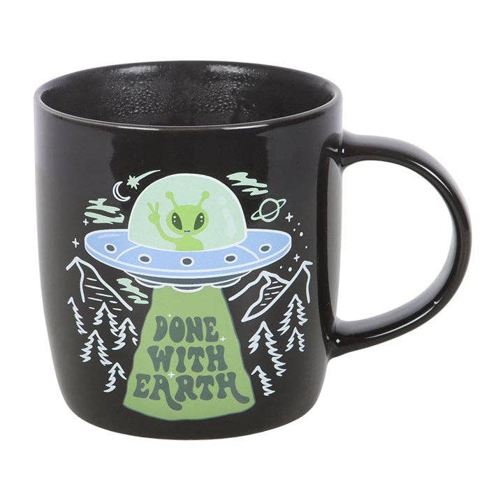 Something Different Wholesale - Wholesale Coffee Mug - Heat Change Y2K Alien UFO Mug2