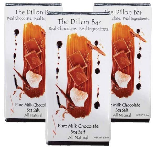 Milk Chocolate Sea Salt for wholesale by Dillon's Chocolates, llc