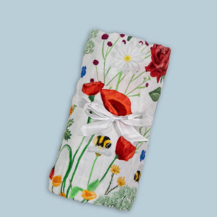 Rebecca Jimenez - Wholesale Swaddle - Baby - Flower Swaddle Blanket2