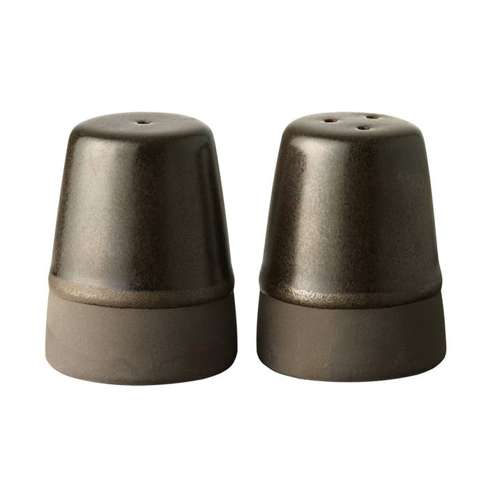 Raw Metallic Brown Salt / Pepper 1 Set for wholesale by Aida A/S