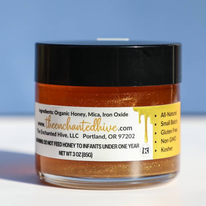 The Enchanted Hive - Wholesale Honey - Sparkle & Honey Organic Gold 3oz