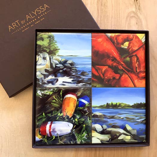 Maine Coaster Sæt for engroshandel hos Art by Alyssa