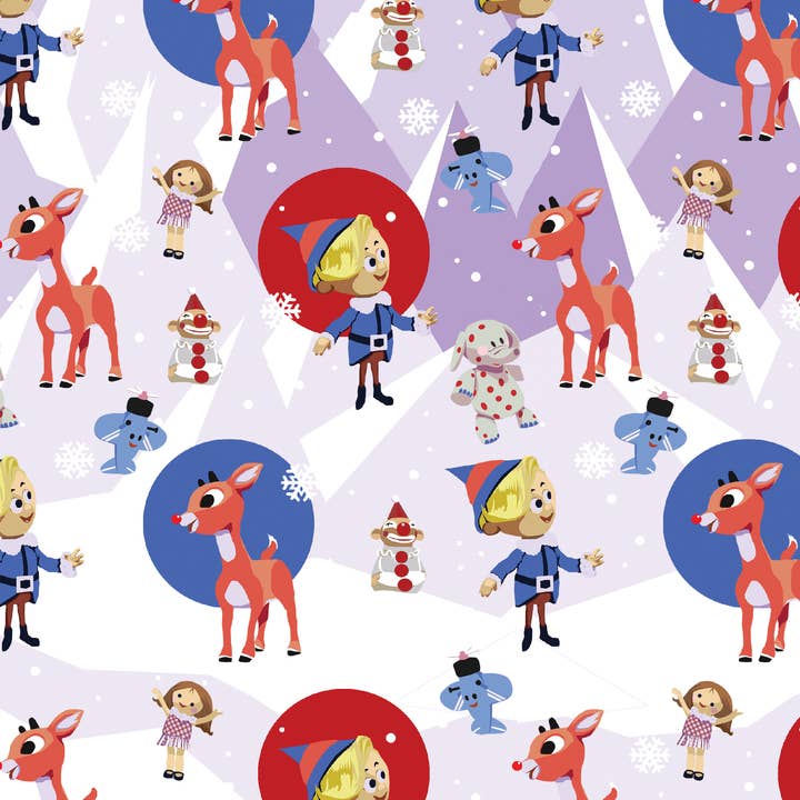 BoyPilot Goods - Wholesale Wrapping Paper Roll - Rudolph Wrapping Paper - Flat Pack Christmas Gift Wrap3