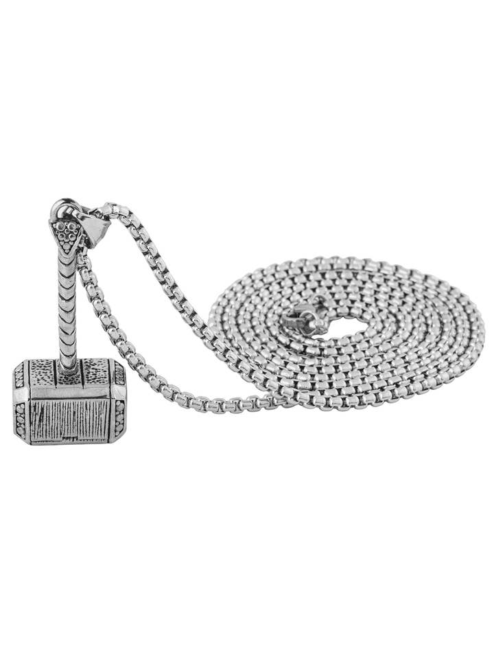 Colar / Pingente Malleum Prata - 90cm por atacado de Blackskies