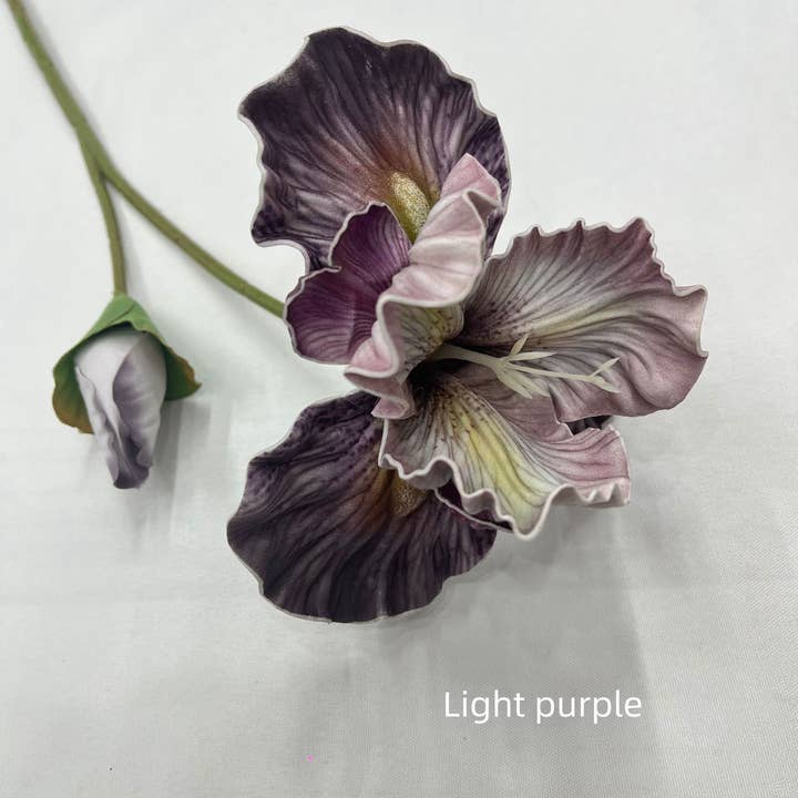ACNITE Artist Boutique - Wholesale Artificial Flowers - 9 colors Real touch iris flower large iris faux flowers