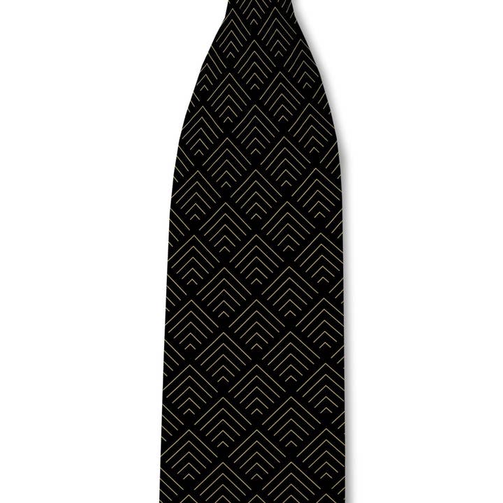 Vogue – Subtle Gold and Black Tie for wholesale by Tough Apparel