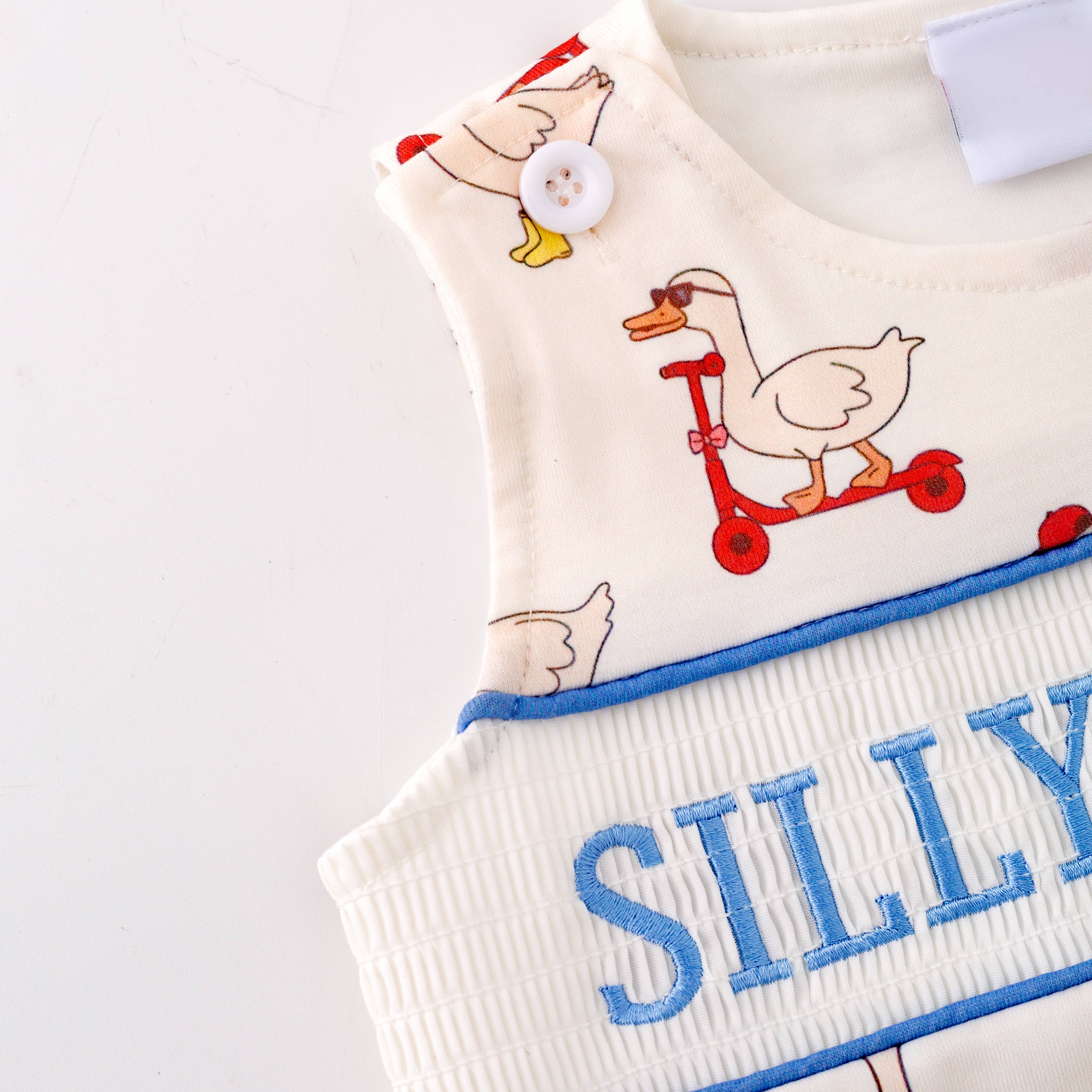 Auraquise - Vente Ensemble haut et short – enfant - Vêtements assortis d'été pour garçons frères avec broderie d'oie farfelue9