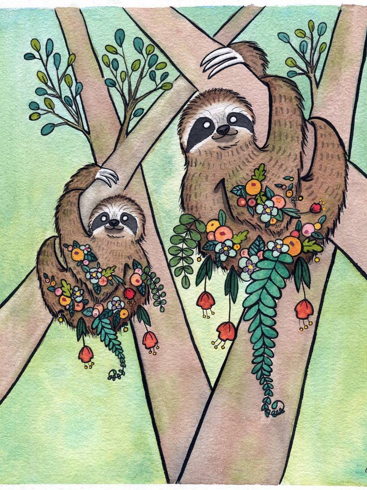 Sloth Garden for wholesale by Danielle V Designs