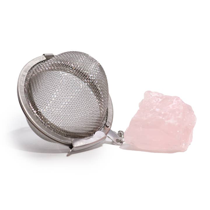 Crystal Cove - Wholesale Tea Strainer/Infuser - Raw Crystal Gemstone Tea Strainer4