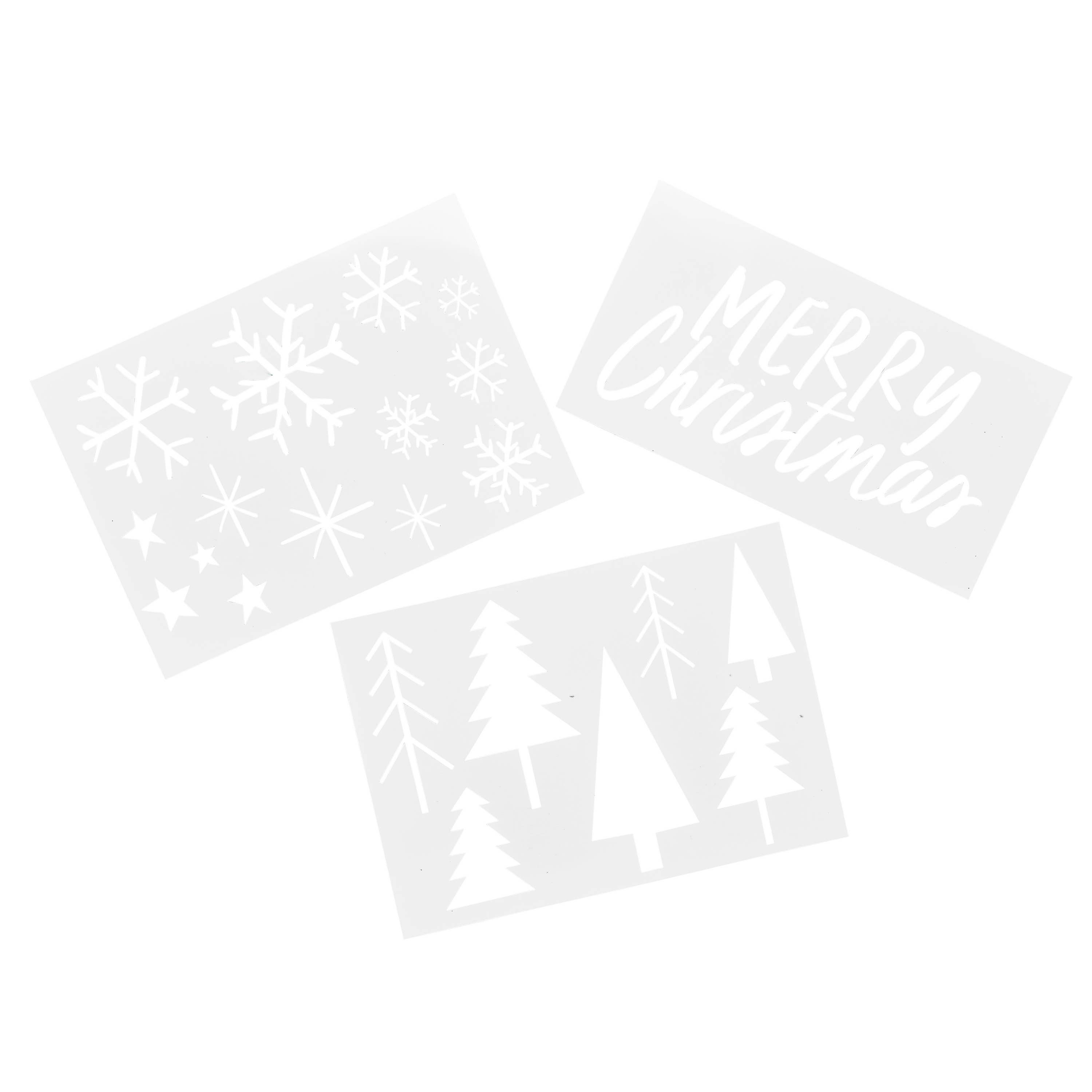 Hootyballoo by Club Green – wholesale Christmas decoration – Festive Stencils 3 Pack2