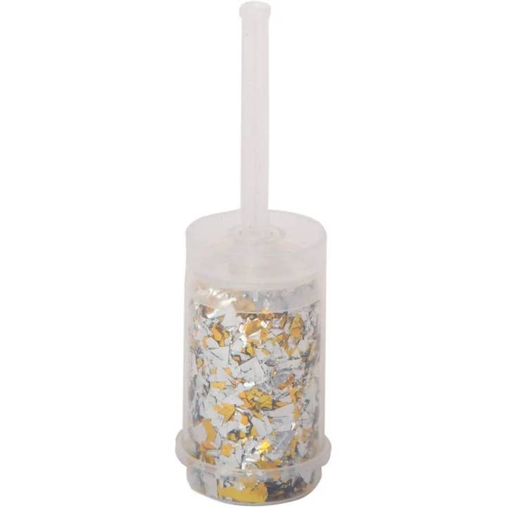 Party Expo, LLC - Wholesale Confetti - Gold & Silver Push-up Confetti Popper