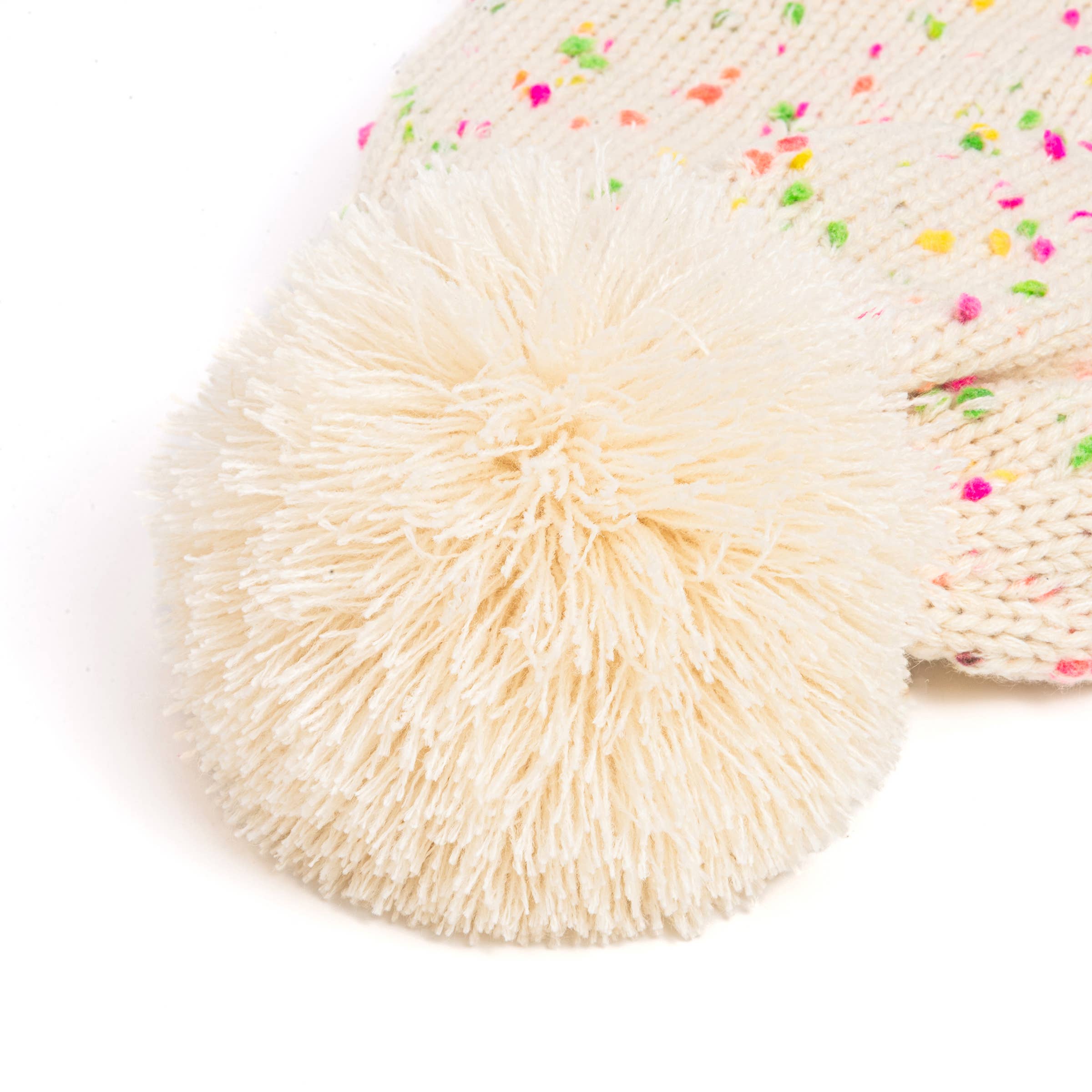 Peppercorn Kids - Wholesale Beanie - Kids - Girls Speckled Knit Winter Hat with Braids - Ages (2-12 Y) 2