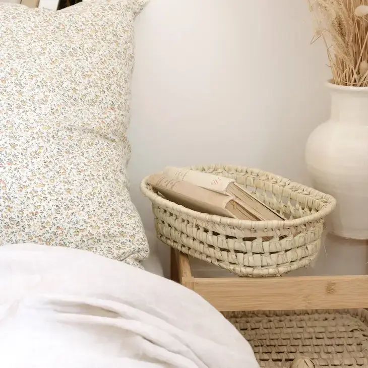 My artisans - Vente Paniers - Panier Ovale Marocain en Palmier Tressé à la Main – Rangement Artisanal1