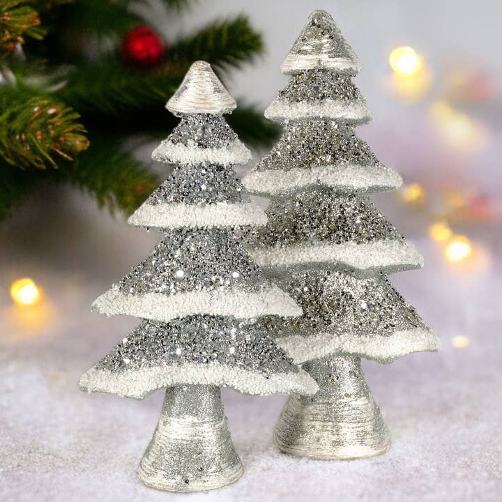 STP - Wholesale Christmas Decoration - 14.96" Silver Tree Christmas Decoration3