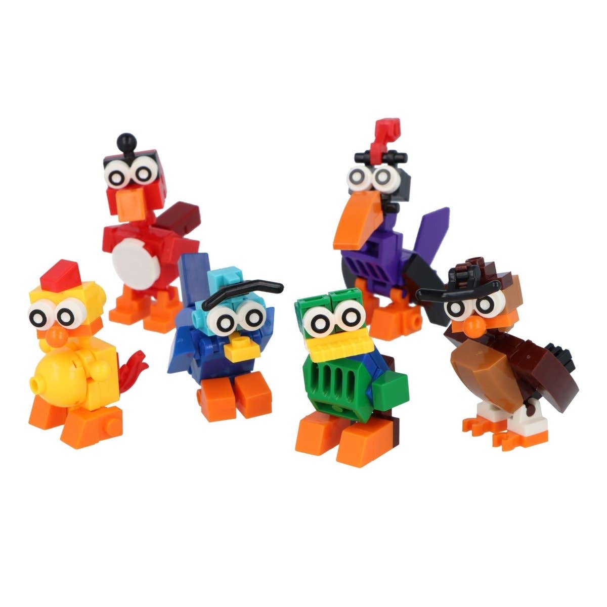 Kids Party Craft – wholesale Build-a-toy – Child – Bird Block Kit1