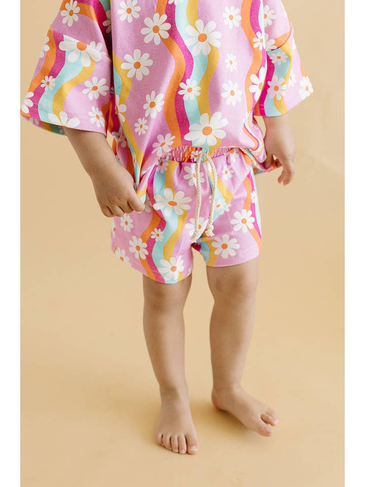 Lucky Panda Kids - Wholesale Top & Short Set - Kids - Shorts Set | Groovy Daisy1
