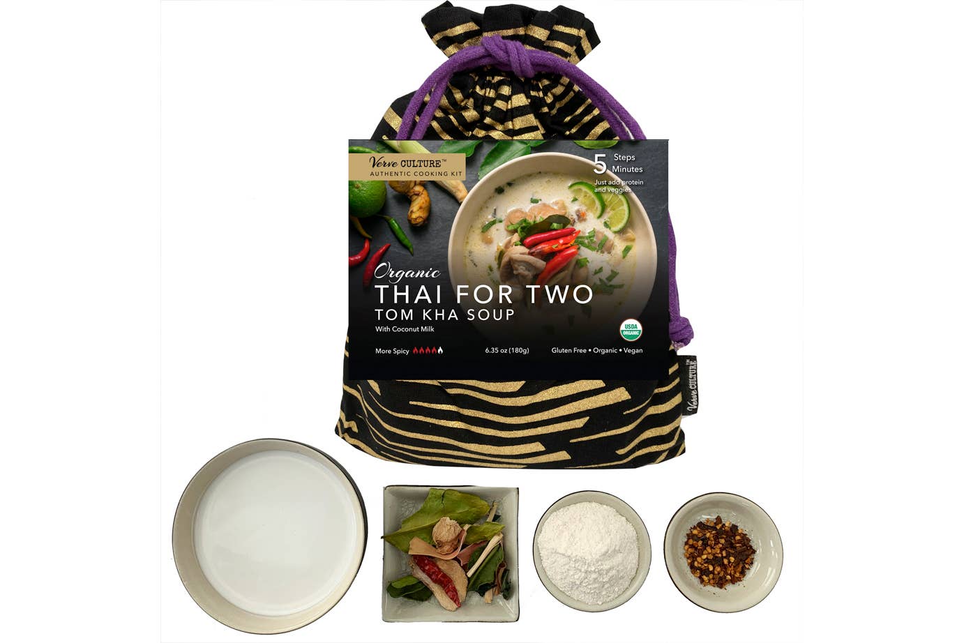 Verve Culture - Wholesale DIY Food Kit - Thai for Two Cooking Kit - Organic Tom Kha Soup1