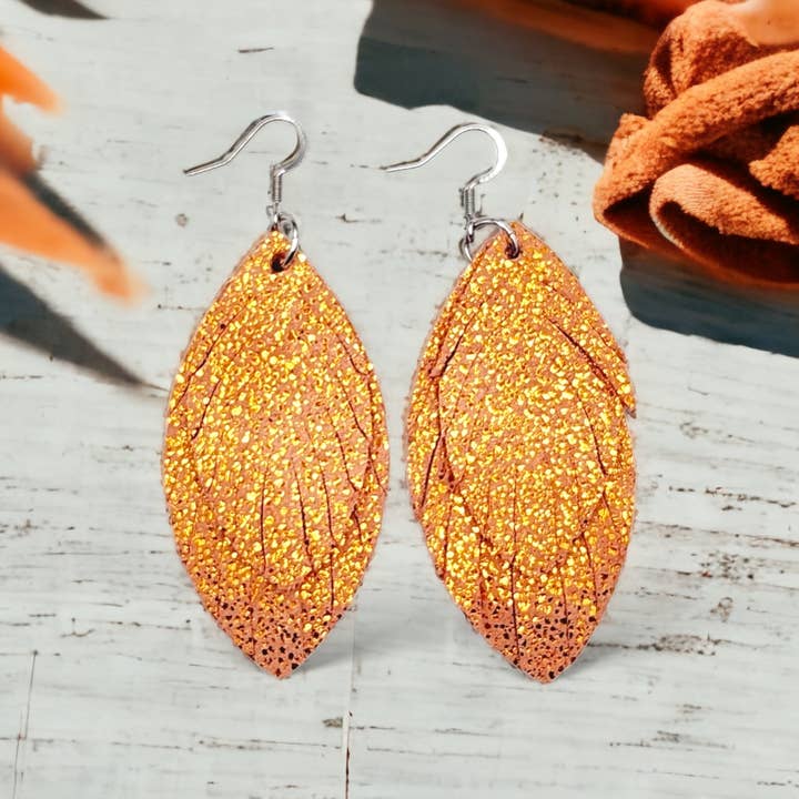 Frangia diamantata scintillante arancione su pesca per la vendita all'ingrosso da parte di Bushleys Beauties, LLC