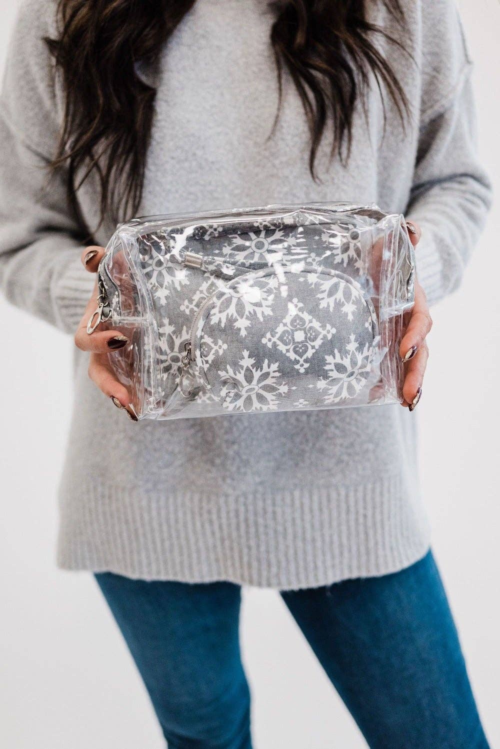 modern and chic - Vente Trousses de maquillage/cosmétique - Ensemble de 3 sacs à cosmétiques Geneva3