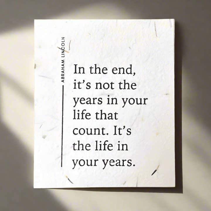 Abraham Lincoln Birthday Card for wholesale by Soothi | Containers Of Creativity