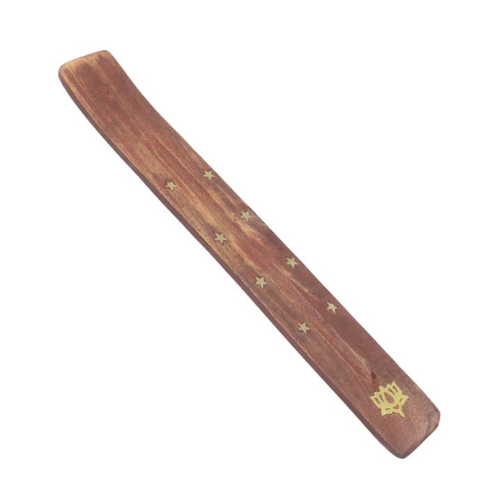 Incense Stick Burner - Lotus & Stars, Pack of 12 for wholesale by Earths Elements Wholesale