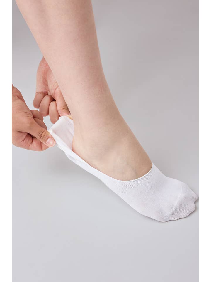 KYLIE CRAZY - Wholesale Socks - Unisex - Pack of 3 premium cotton invisible socks - Red Cross6