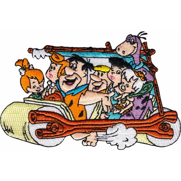 Patch - Flintstones, The - Group Shot - Driving for wholesale by Square Deal Recordings & Supplies
