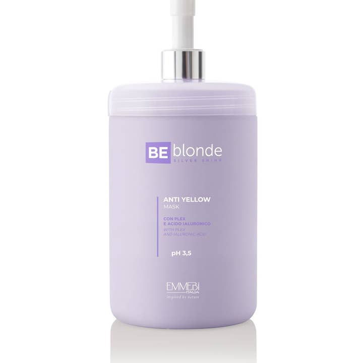 OLIVERs HairCare - Wholesale Hair shampoo - BE blonde Silver Shine Dispenser for Shampoo or Cap for Mask 1000ml1