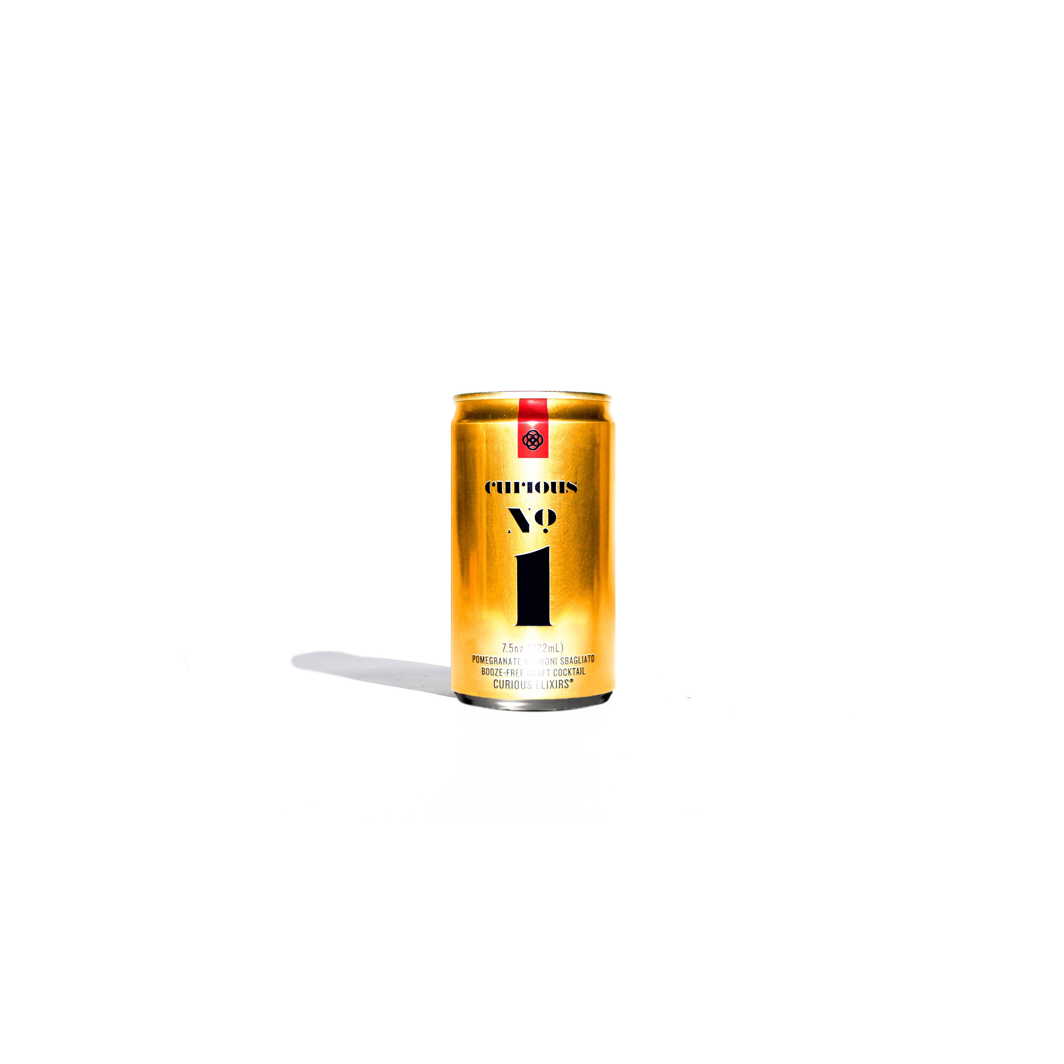 Curious Elixirs - Wholesale Non-Alcoholic Aperitif/Mocktail - Curious Elixir No. 1 * Mini Cans1